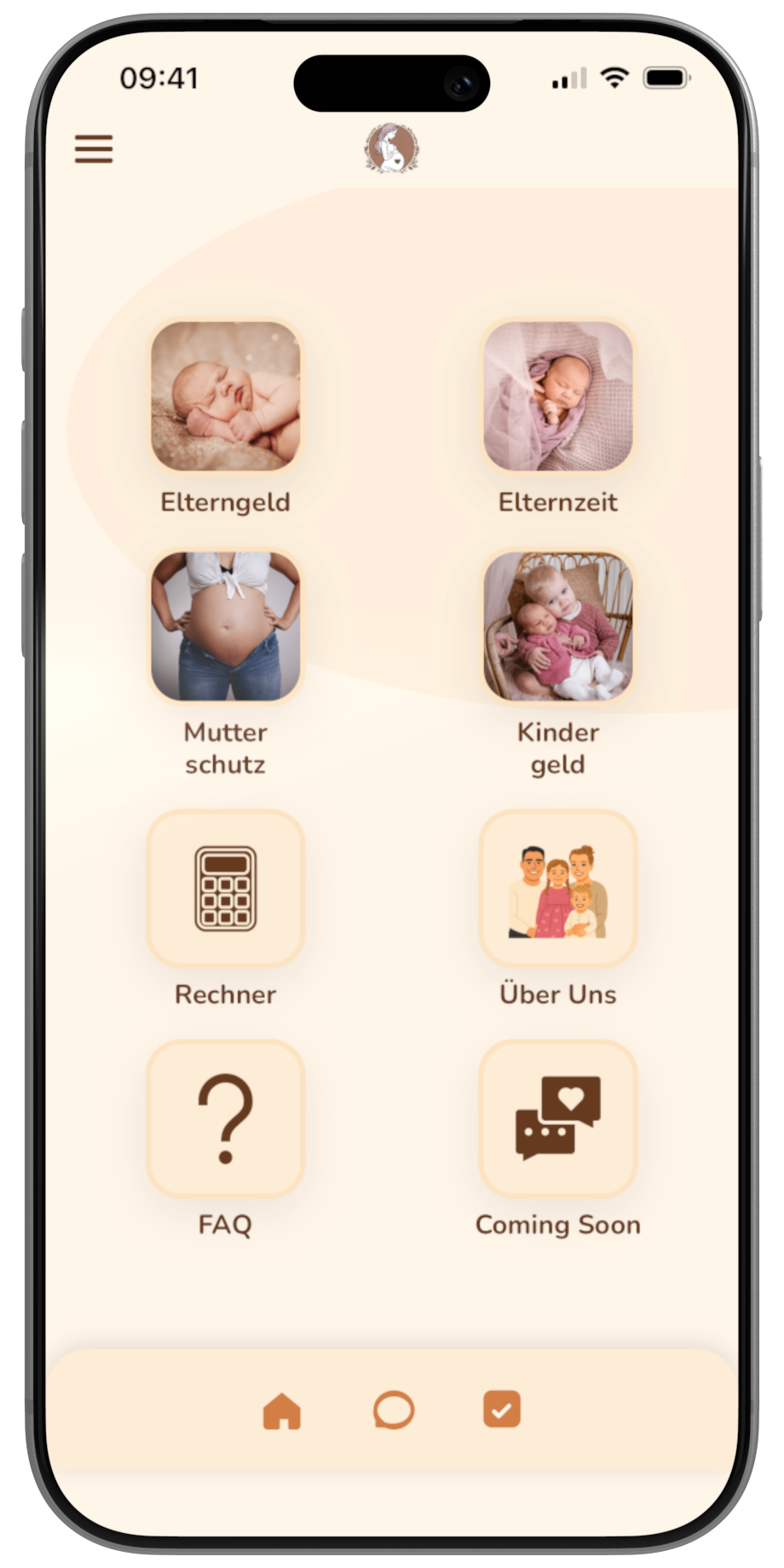 Parentsi+ – Mockup 1